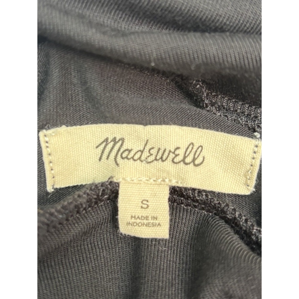 Madewell Black Fitted Long Sleeve Turtleneck Bodysuit Size S - Picture 7 of 11